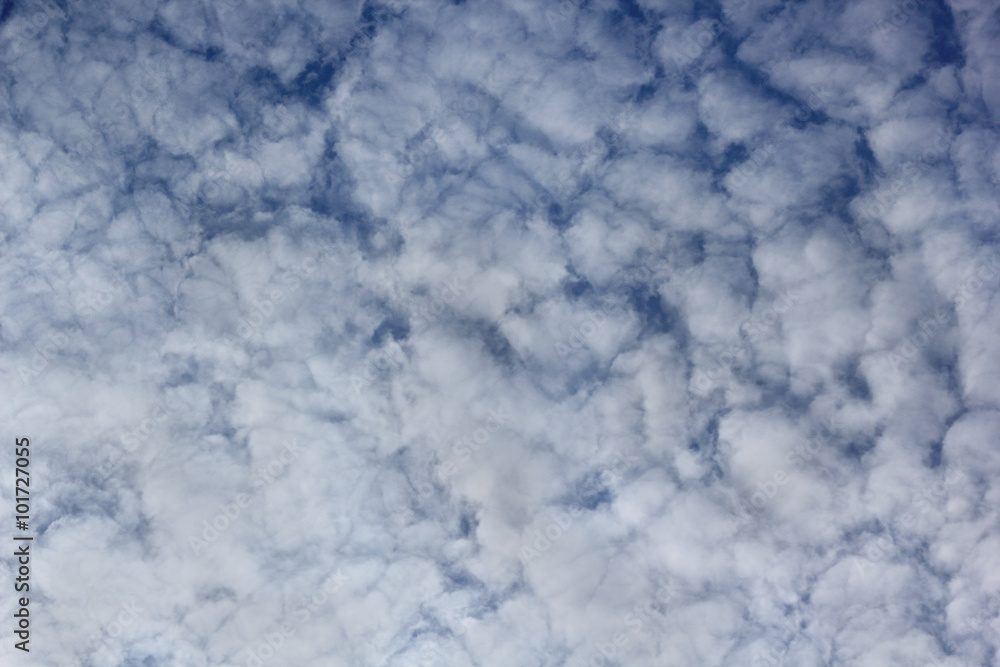 Cloudscape formed by altocumulus floccus clouds Cloudscape formed by altocumulus floccus clouds