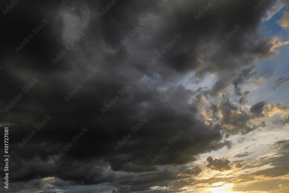 black cloud on sunset dramatic dark sky background black cloud on sunset dramatic dark sky background