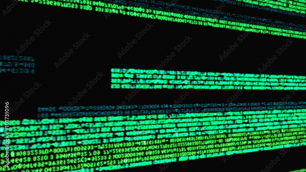 Retro Glitch Computer Code Retro Glitch Computer Code