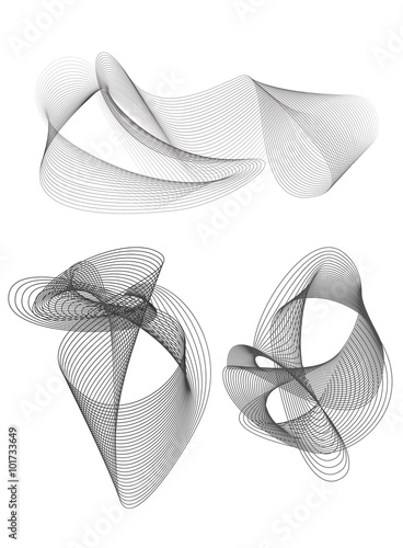 blend design elements grey set of meshes