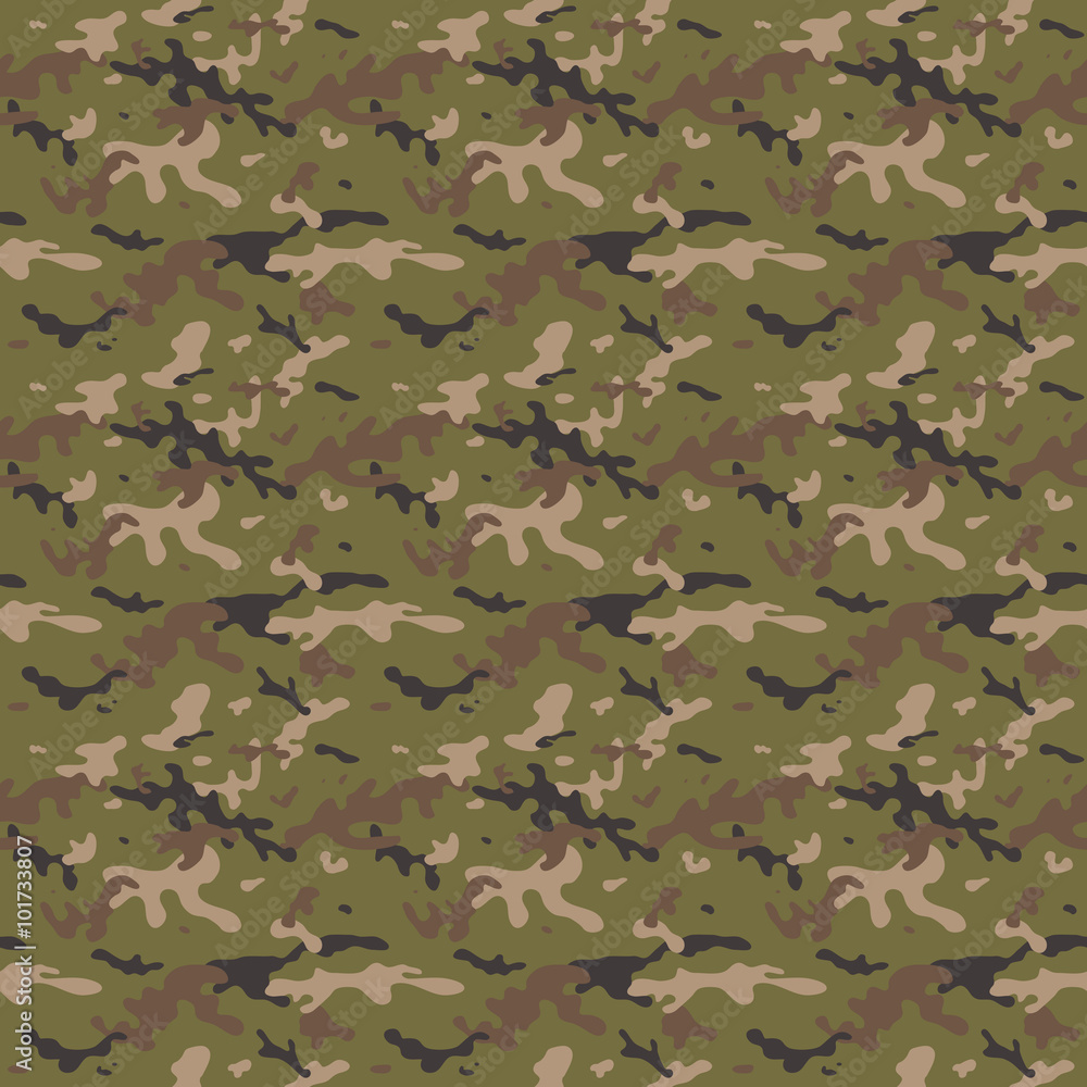 Slika na platnu Camouflage Multi Seamless Tile Pattern