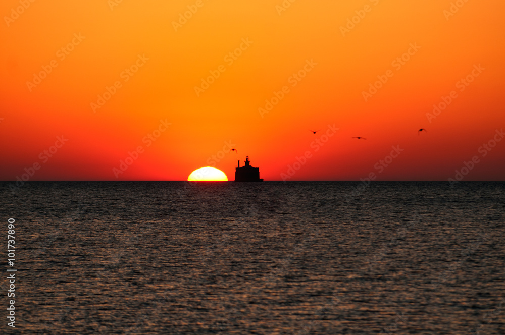 Sunrise, Lake Michigan