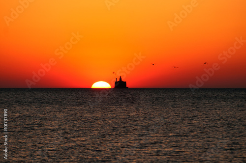 Sunrise, Lake Michigan © bjphotographs