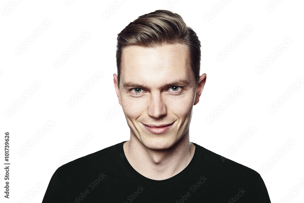 Fototapeta premium Man with ironic smile
