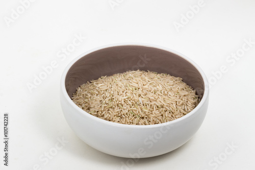 Thai Fragrant Rice in the bowl © suwatsir