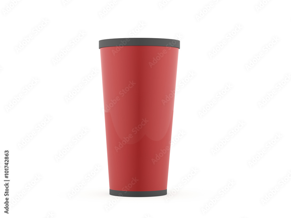 Fast food cup isolated on white background Fast food cup isolated on white background