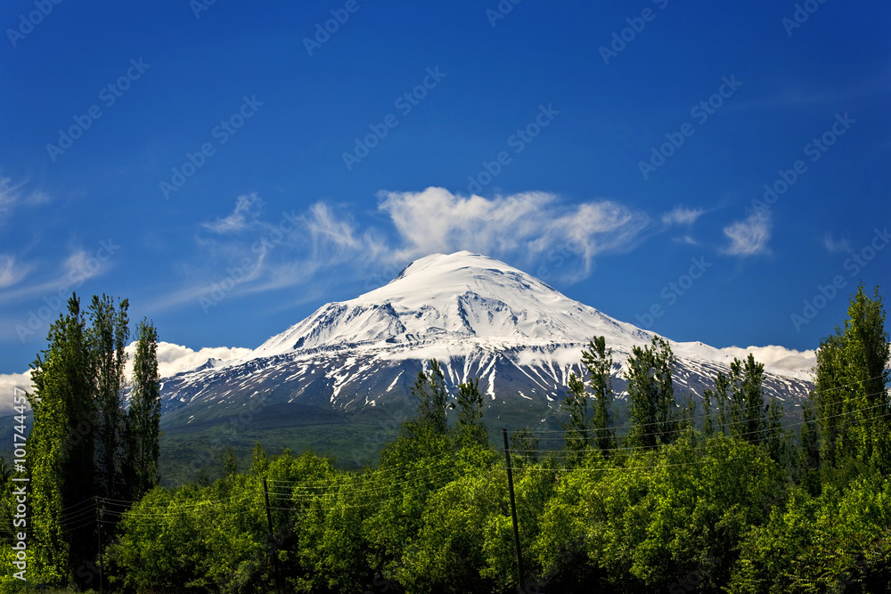 Turkey. Mount Ararat - the tallest peak in Turkey (5137 m)
