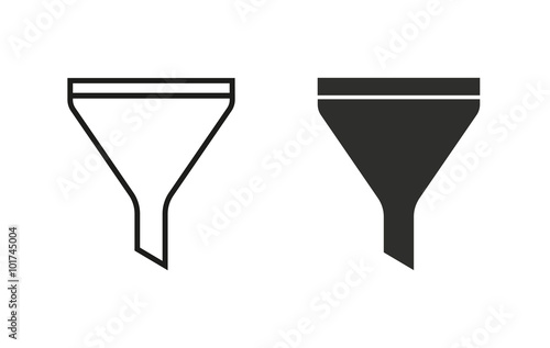 Funnel - vector icon.