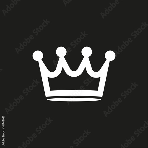 Crown vector icon.