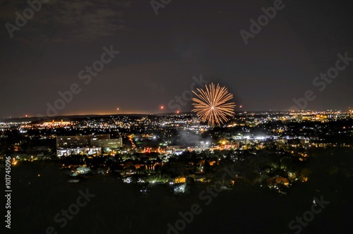 Photography fireworks over Pretoria city