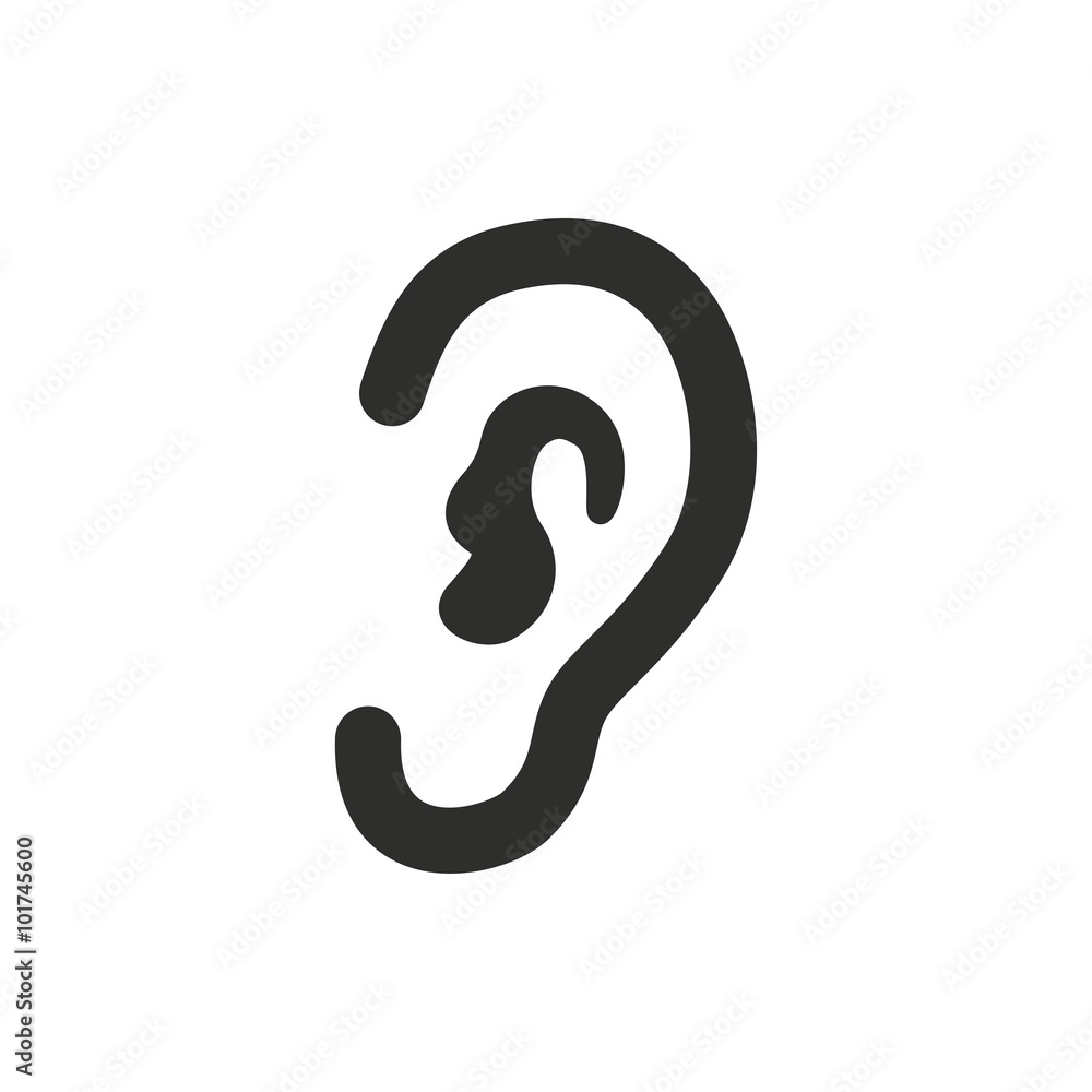 Ear - vector icon. Ear - vector icon.