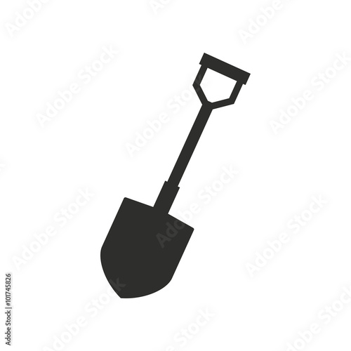 Shovel - vector icon.