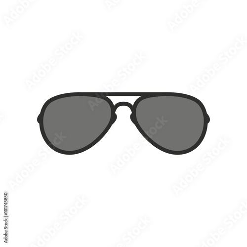 Sunglasses - vector icon.