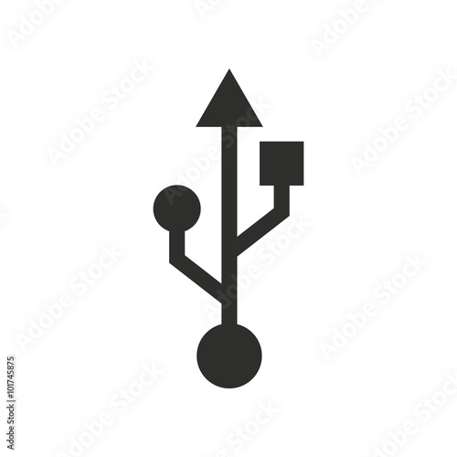 Usb - vector icon. photo