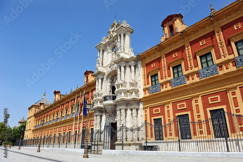 Sevilla, presidencia de la Junta de Andalucía, Palacio de San Telmo, España photo