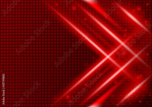 Red Abstract Background wit...