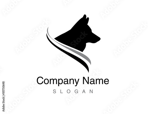 Border collie logo