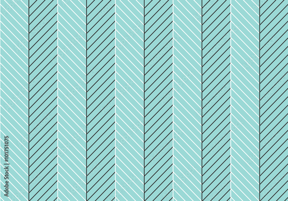 Seamless abstract pattern of classic zigzag. White and black line on a turquoise background. Vector Illustration. Seamless abstract pattern of classic zigzag. White and black line on a turquoise background. Vector Illustration.