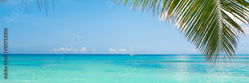 Cuadro en lienzo Tropical beach