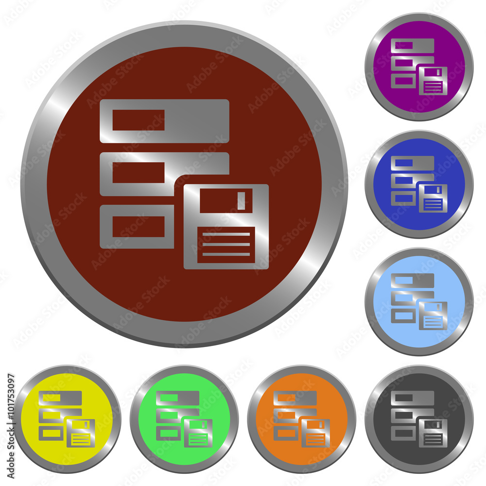 Color backup buttons Color backup buttons