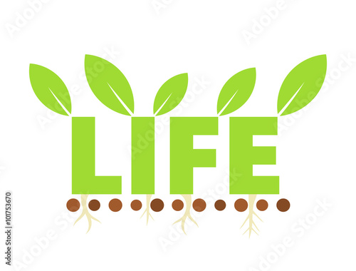 Eco life symbol