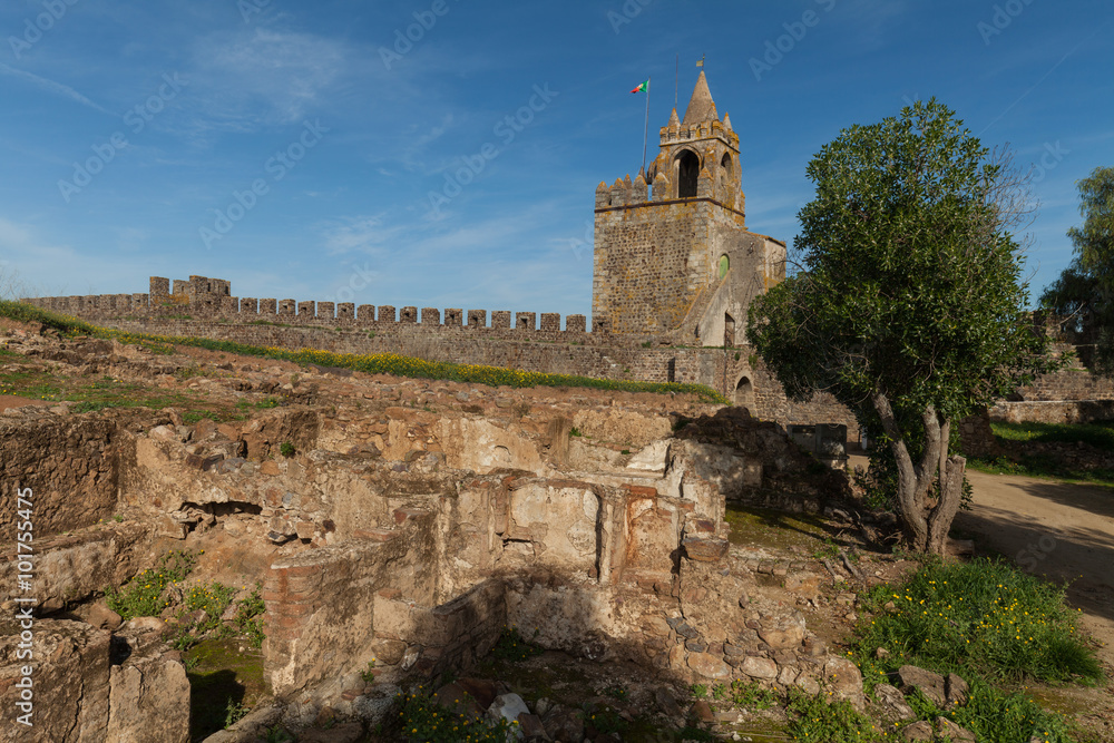 Castel Montemor o Novo in Portugal