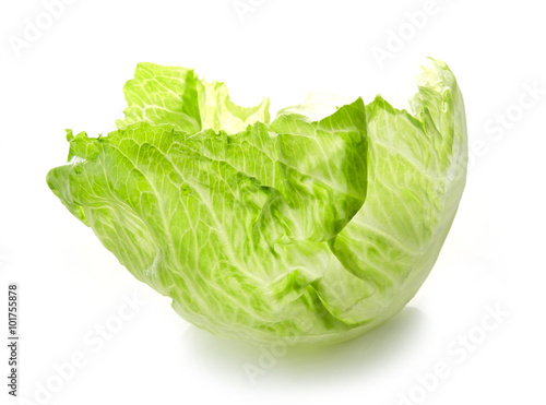 leaf of iceberg lettuce