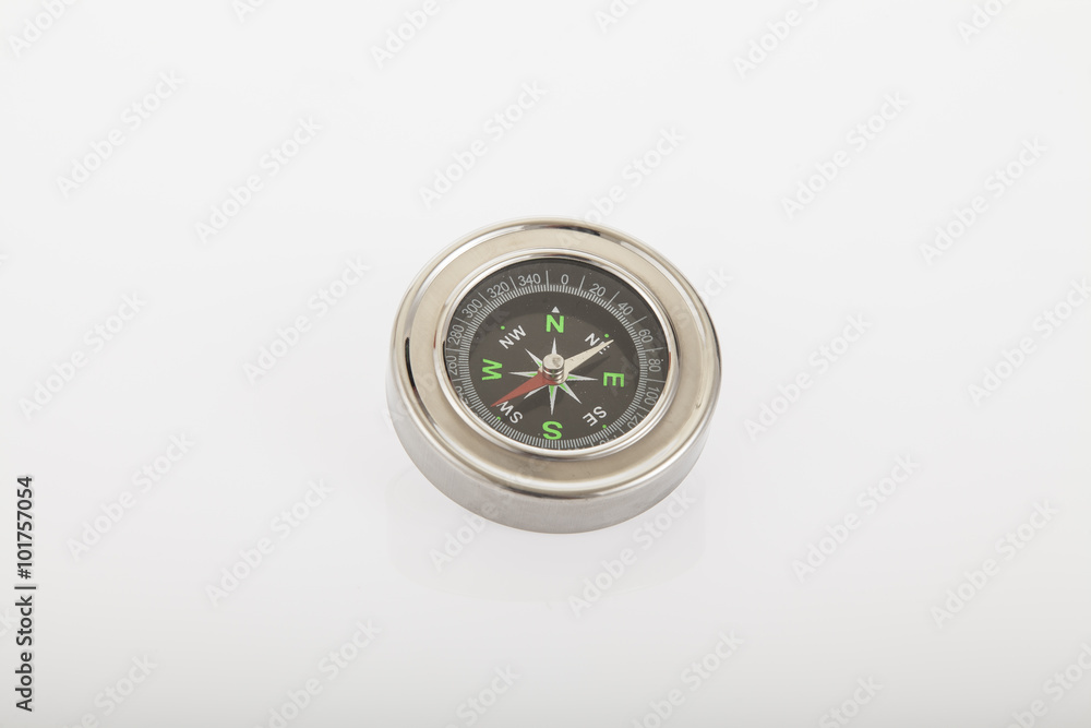 a compass on neutral background a compass on neutral background