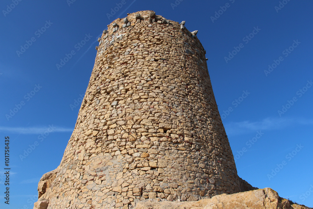 Genoese tower in Ile Rousse.