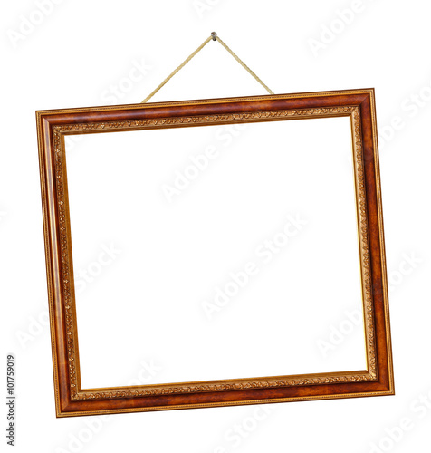 Retro frame at string