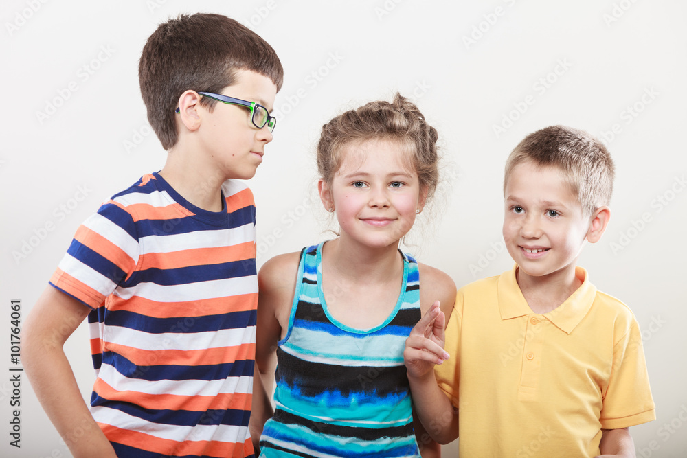 Happy smiling cute kids little girl and boys. Happy smiling cute kids little girl and boys.