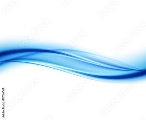 Abstract smooth wave motion illustration © Maryna Stryzhak