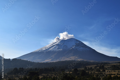 Popocatepetl volcano.