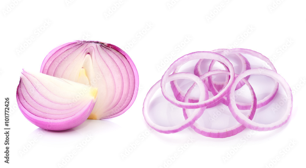 shallots isolated on white background shallots isolated on white background