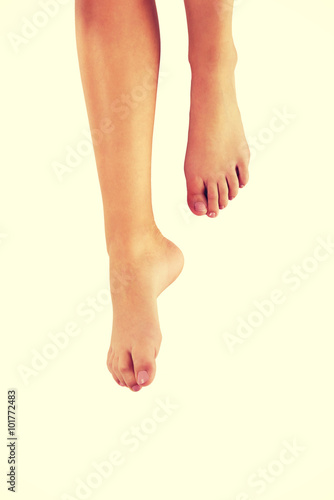 Fototapeta Naklejka Na Ścianę i Meble -  Woman's bare feet.