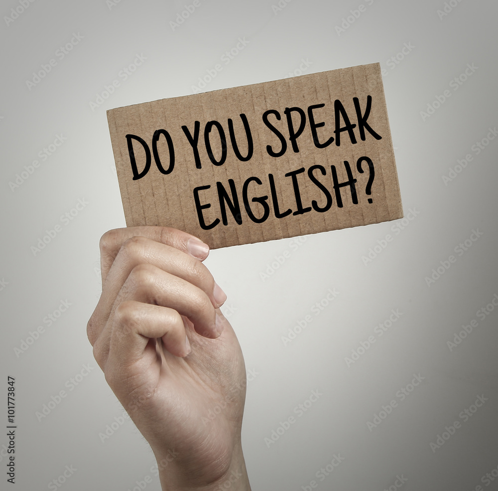 Do you speak English Language Concept Do you speak English Language Concept