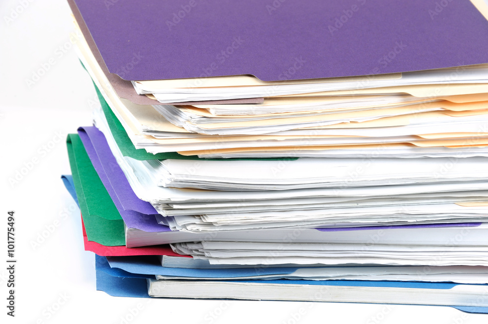 stacking documents and folders stacking documents and folders