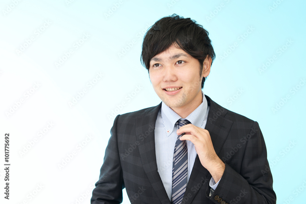 笑顔のビジネスマン