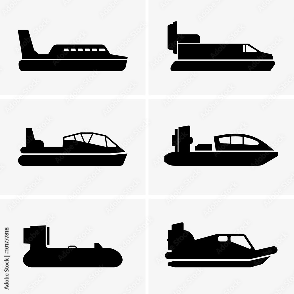 Fotografia Hovercrafts