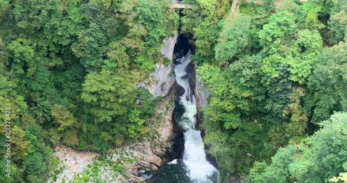 World famous Skocjan caves park in Slovenia, Europe. photo