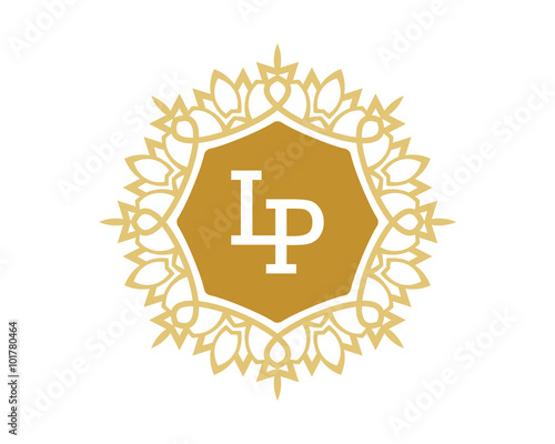  initial royal letter logo