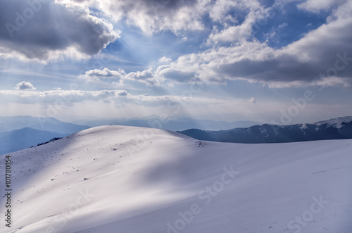 Mountain scenery in Vigla  Florina s ski center  Greece 