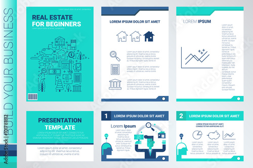 Book cover and presentation template