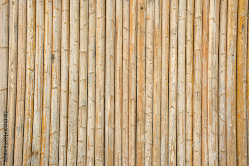 close up decorative old Bamboo wall use for background or textur