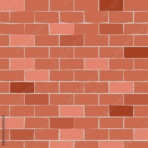 Brick Background. Vector Illustartion