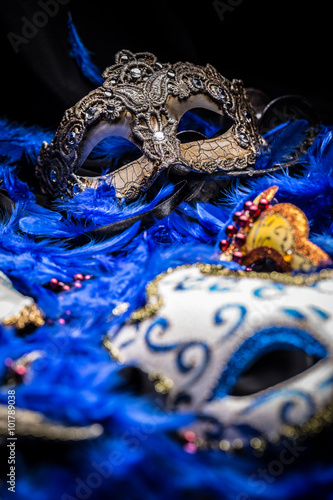 Female carnival masks