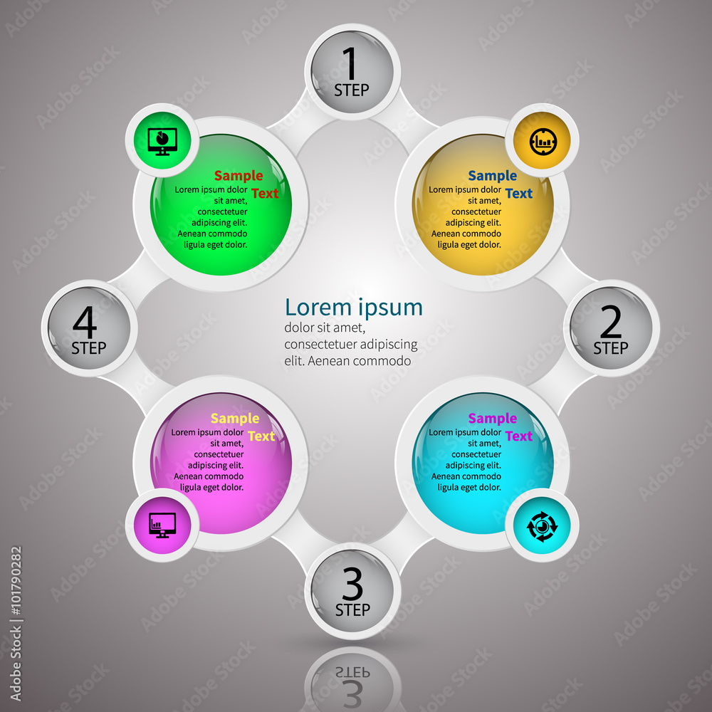 Abstract 3D Paper Infographics Abstract 3D Paper Infographics