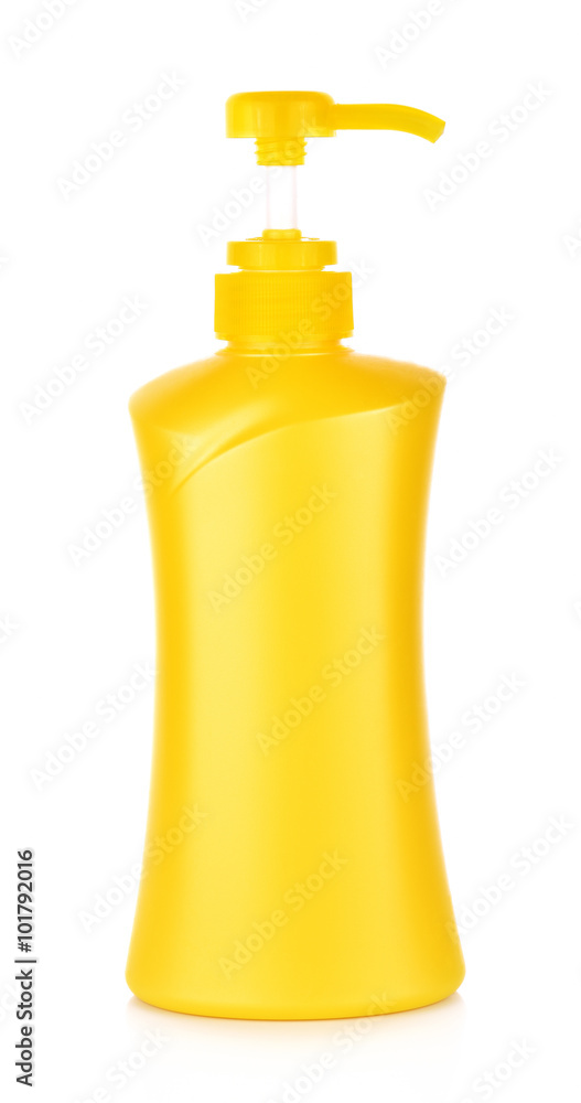Pump bottle on white background Pump bottle on white background