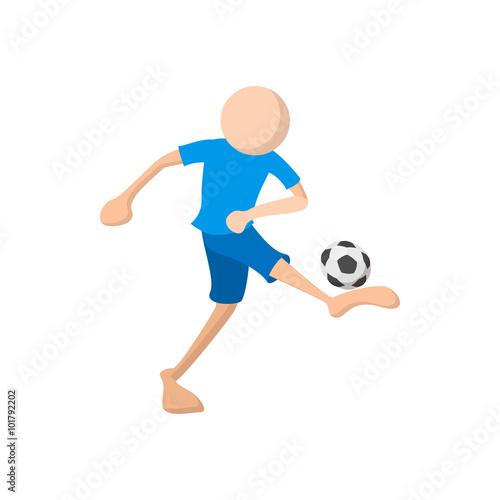 Football soccer cartoon icon
