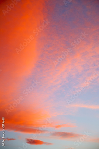  in the colored clouds and abstract background